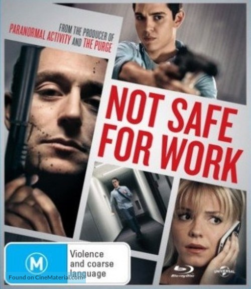Not Safe for Work - Australian Blu-Ray movie cover