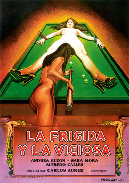 La fr&iacute;gida y la viciosa - Spanish Movie Poster