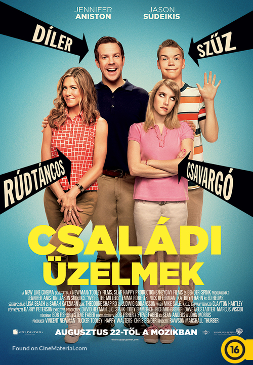 We&#039;re the Millers - Hungarian Movie Poster