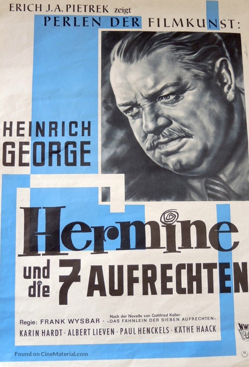 Hermine und die sieben Aufrechten - German Movie Poster