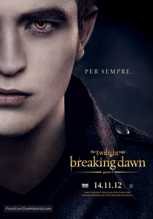 The Twilight Saga: Breaking Dawn - Part 2 - Italian Movie Poster