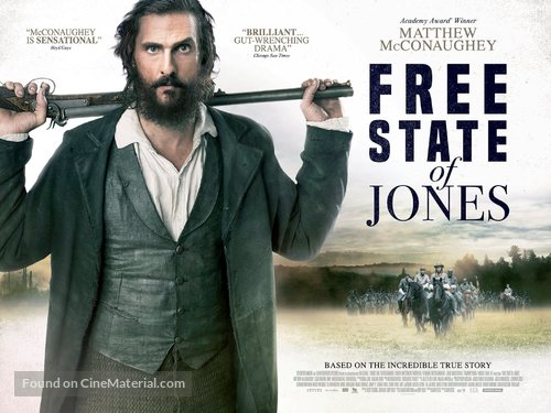 Free State of Jones - British Movie Poster