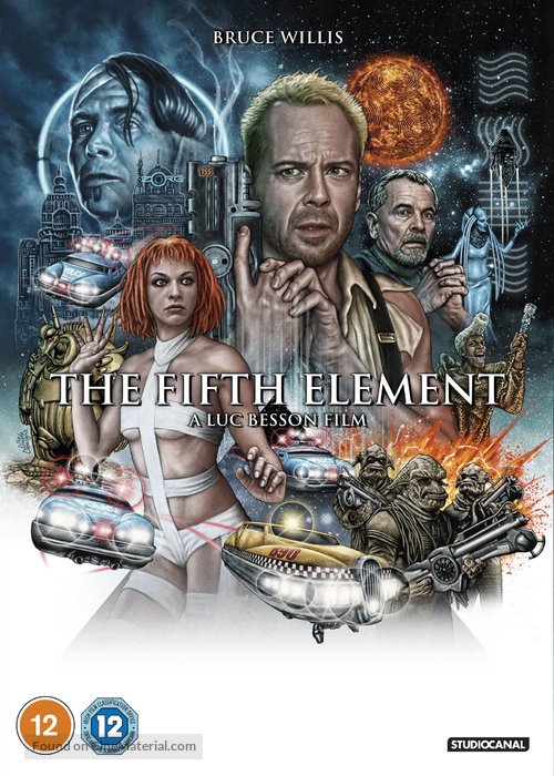 The Fifth Element - British Movie Cover