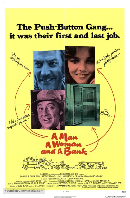 A Man, a Woman and a Bank - Movie Poster