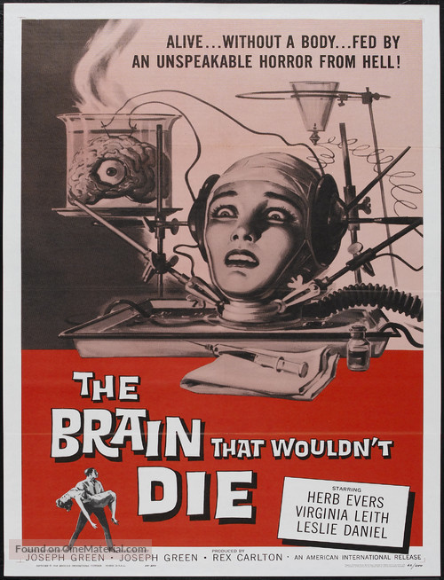 The Brain That Wouldn&#039;t Die - Movie Poster