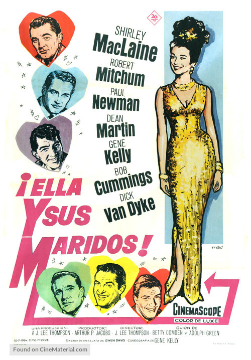 What a Way to Go! - Spanish Movie Poster
