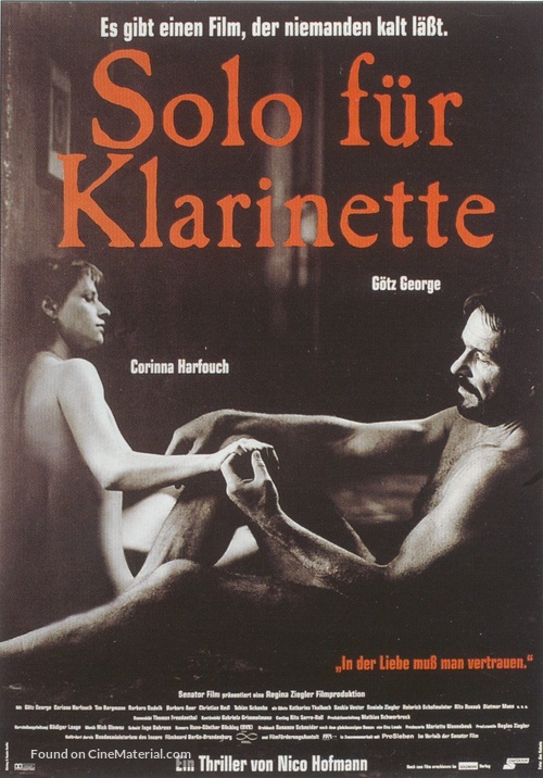 Solo f&uuml;r Klarinette - German Movie Poster
