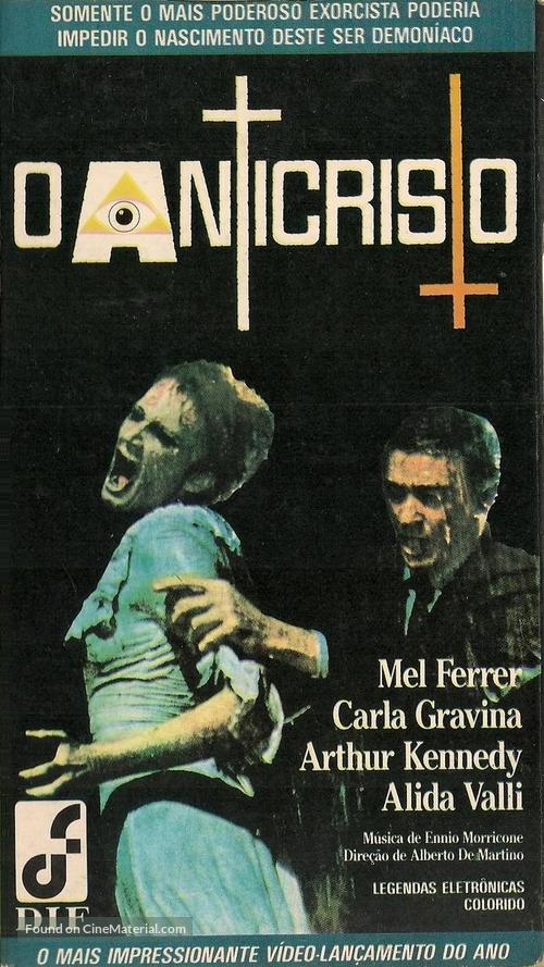L&#039;anticristo - Brazilian VHS movie cover