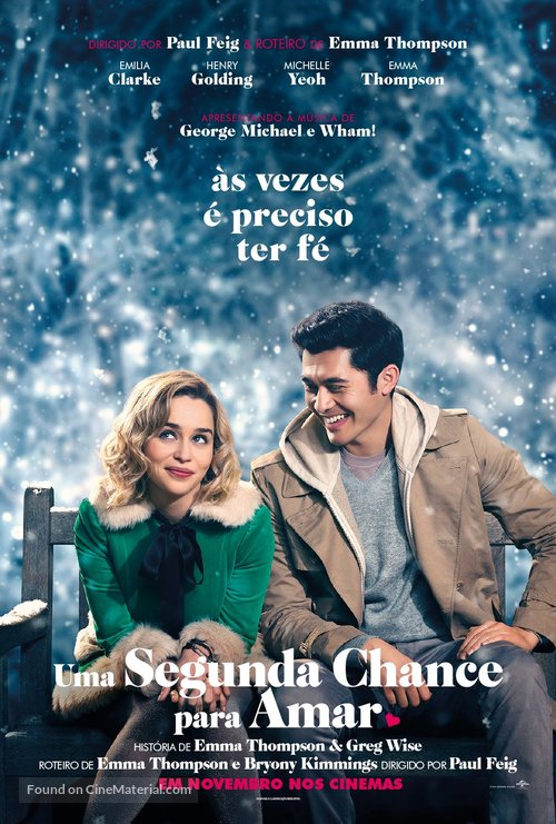 Last Christmas - Brazilian Movie Poster