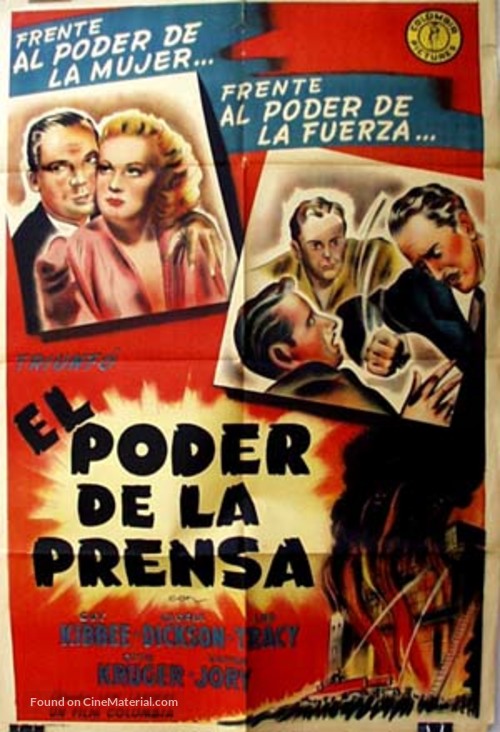 Power of the Press - Argentinian Movie Poster