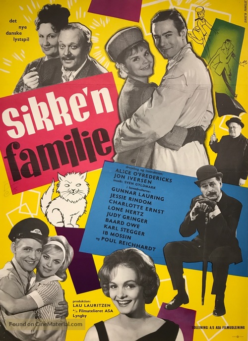 Sikke&#039;n familie - Danish Movie Poster
