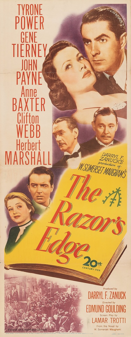 The Razor&#039;s Edge - Movie Poster