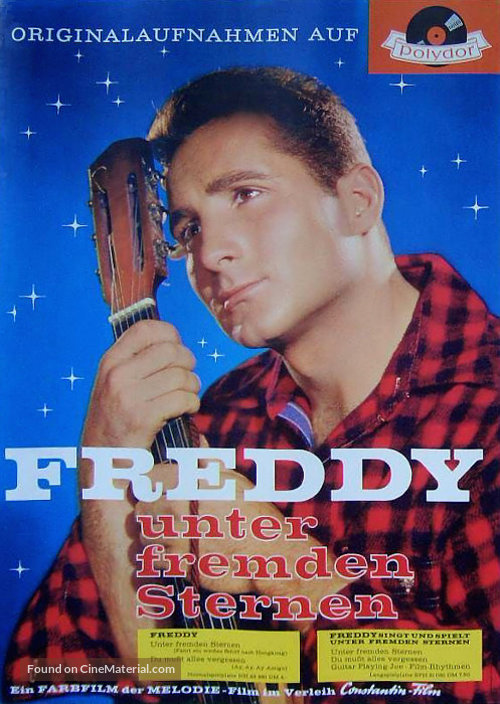 Freddy unter fremden Sternen - German Movie Poster
