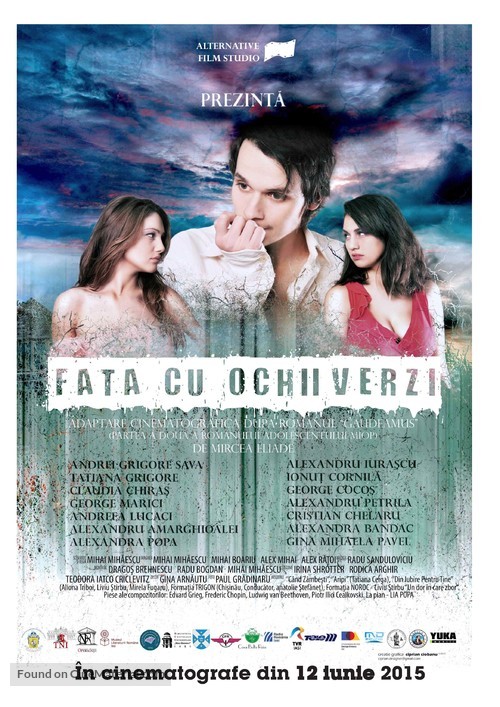 Fata cu ochii verzi - Romanian Movie Poster