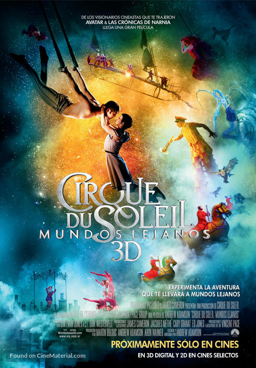 Cirque du Soleil: Worlds Away - Argentinian Movie Poster