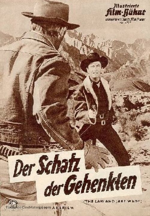 The Law and Jake Wade - Austrian poster