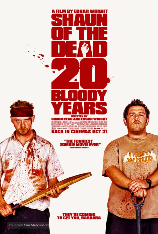 Shaun of the Dead - British Re-release movie poster Shaun of the Dead - British Re-release movie poster