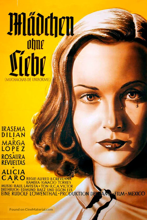 Muchachas de Uniforme - German Movie Poster