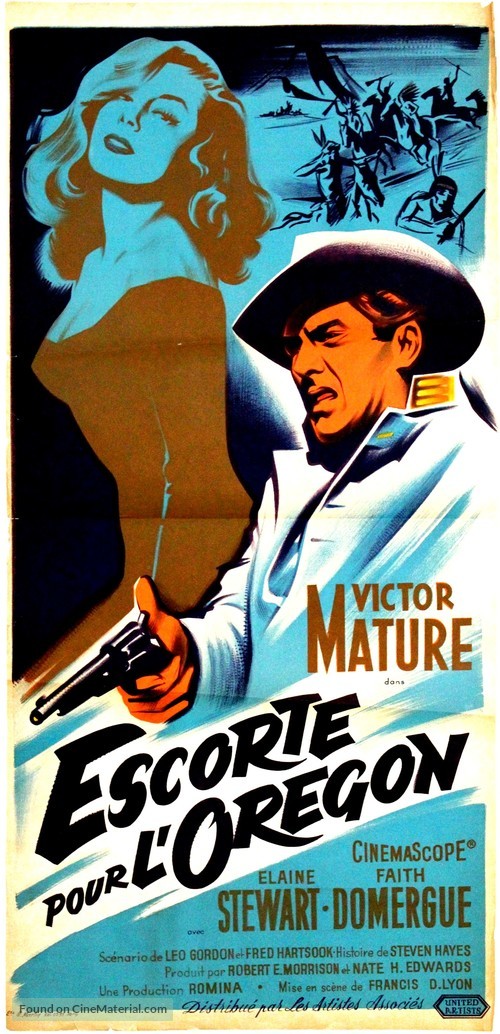 Escort West - French Movie Poster