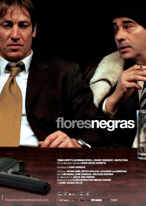 Flores negras - Spanish Movie Poster