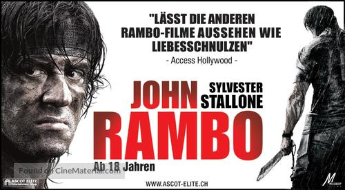 Rambo - Swiss Movie Poster