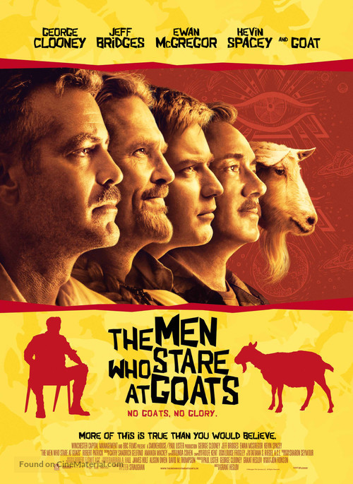 The Men Who Stare at Goats - Danish Movie Poster