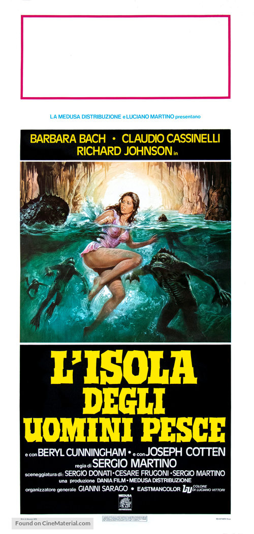 L&#039;isola degli uomini pesce - Italian Movie Poster
