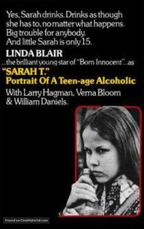 Sarah T. - Portrait of a Teenage Alcoholic - VHS movie cover