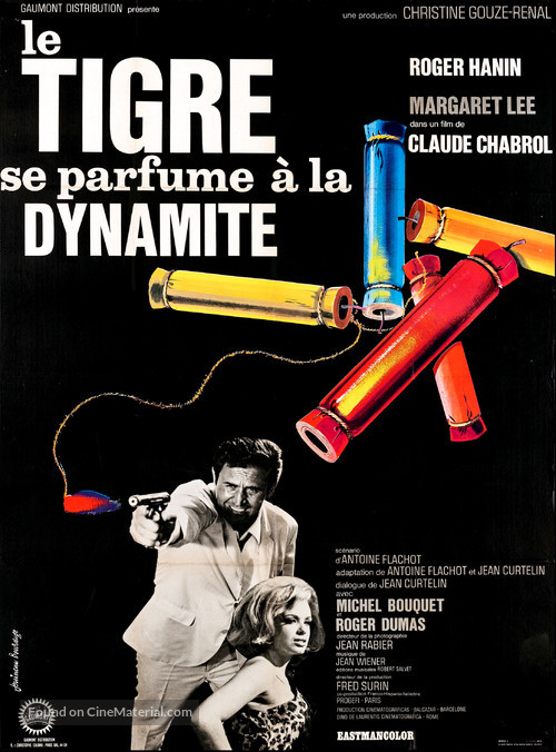 Le Tigre se parfume &agrave; la dynamite - French Movie Poster