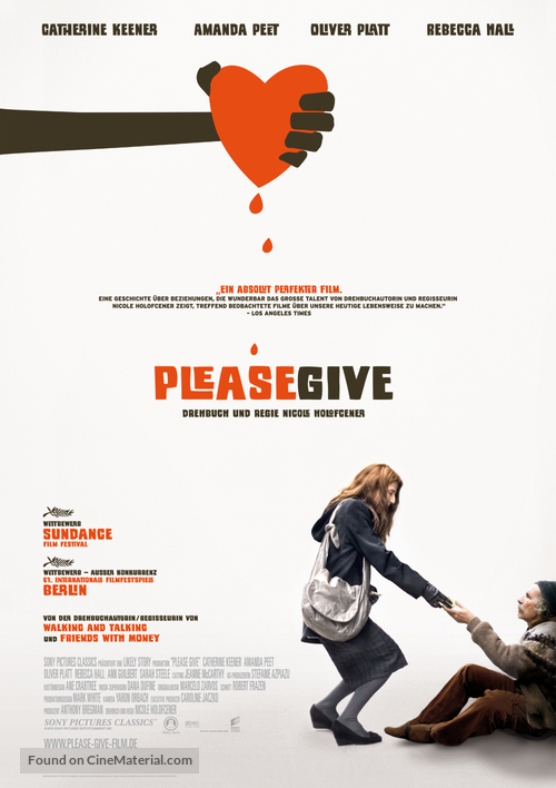 Please Give - German Movie Poster