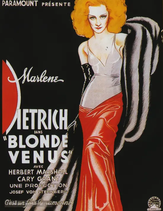 Blonde Venus - French Movie Poster