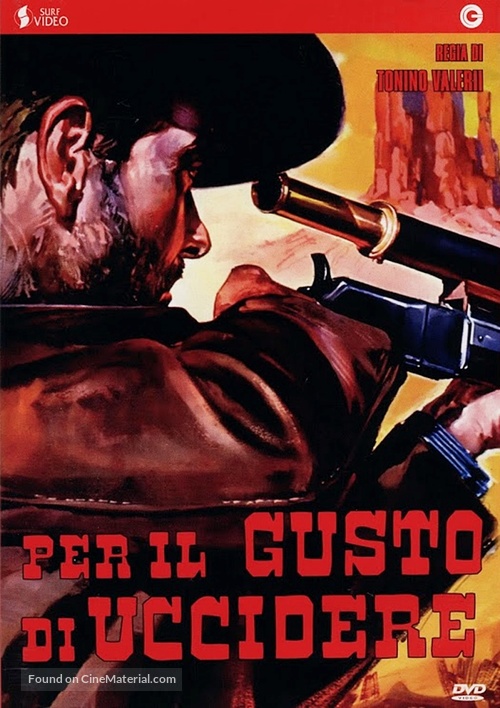 Per il gusto di uccidere - Italian DVD movie cover