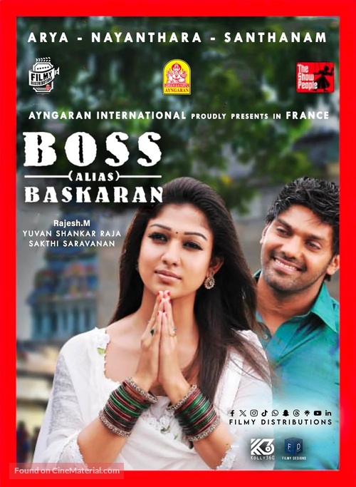 Boss Engira Bhaskaran - French Movie Poster