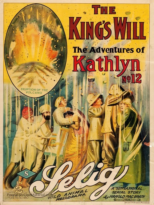 The Adventures of Kathlyn - British Movie Poster