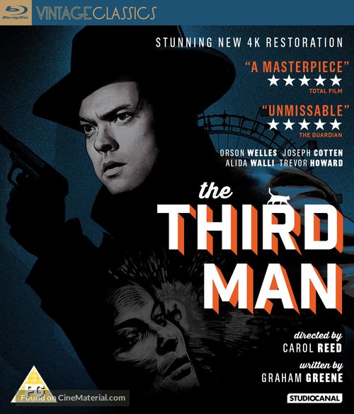 The Third Man - British Blu-Ray movie cover