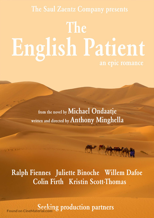 The English Patient - Teaser movie poster