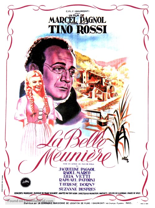 La belle meuni&egrave;re - French Movie Poster