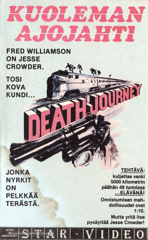 Death Journey - Finnish VHS movie cover