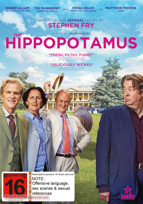 The Hippopotamus - New Zealand DVD movie cover