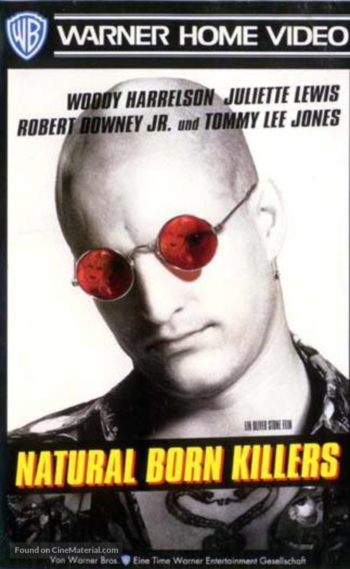 Natural Born Killers - German VHS movie cover