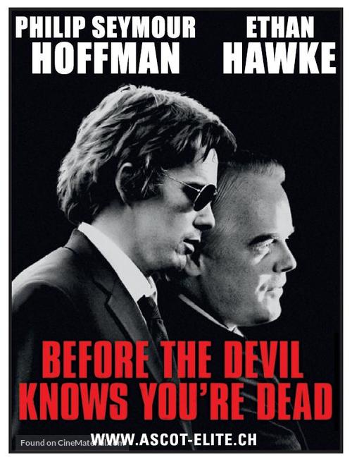 Before the Devil Knows You&#039;re Dead - Swiss Movie Poster