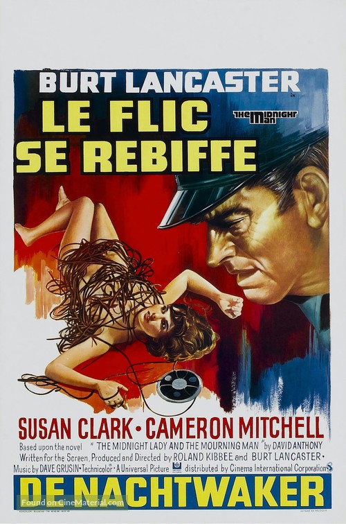 The Midnight Man - Belgian Movie Poster