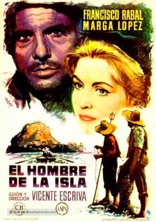 El hombre de la isla - Spanish Movie Poster