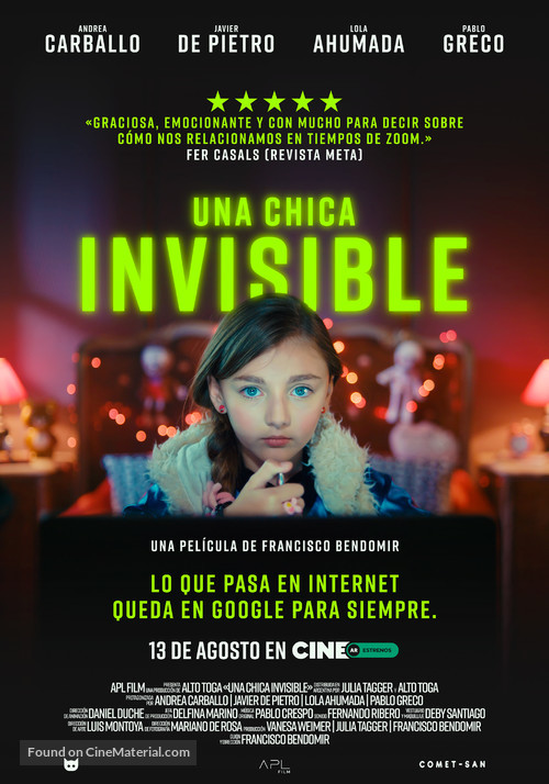 Una Chica Invisible - Argentinian Movie Poster