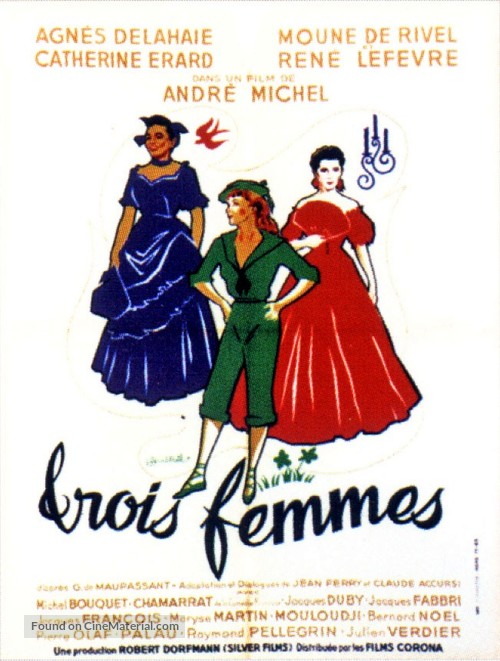 Trois femmes - French Movie Poster