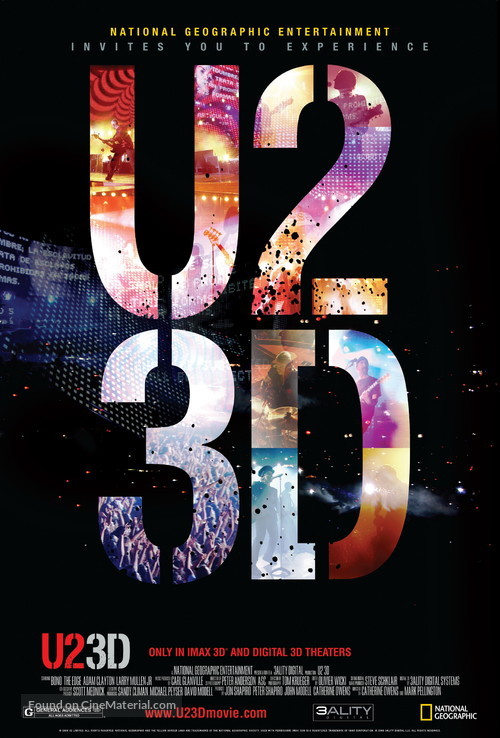 U2 3D - Movie Poster