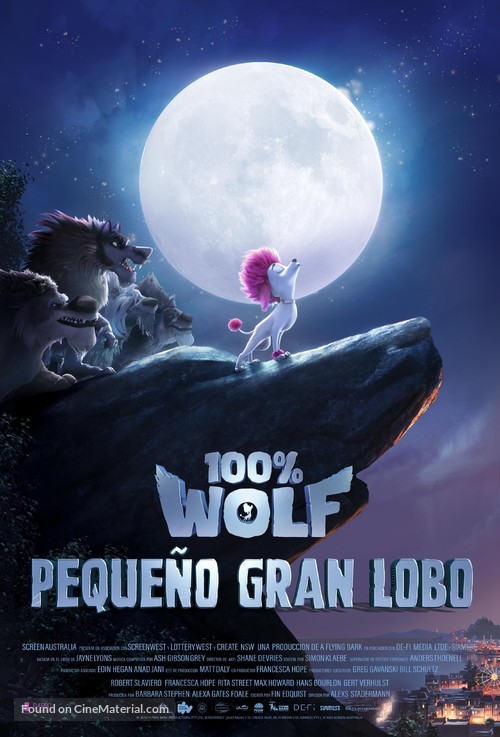 100% Wolf - Spanish Movie Poster