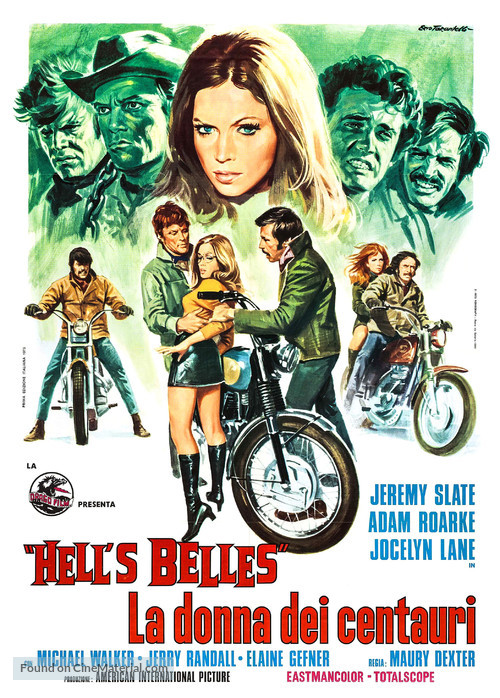 Hell&#039;s Belles - Italian Movie Poster
