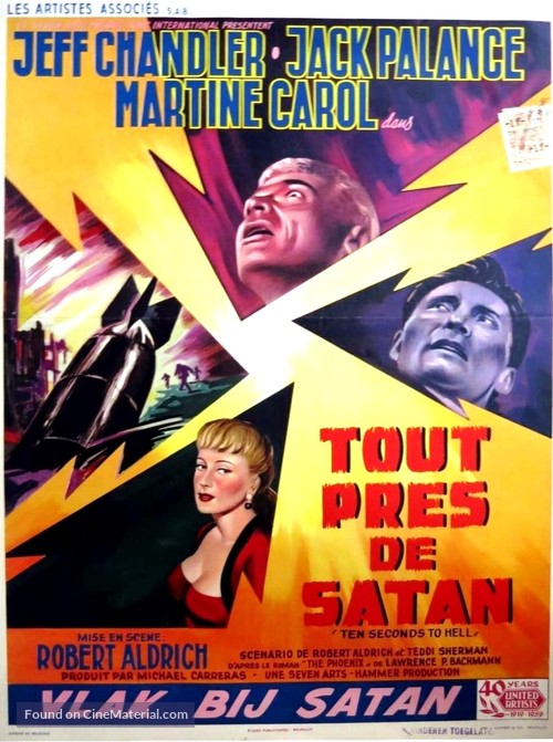 Ten Seconds to Hell - Belgian Movie Poster