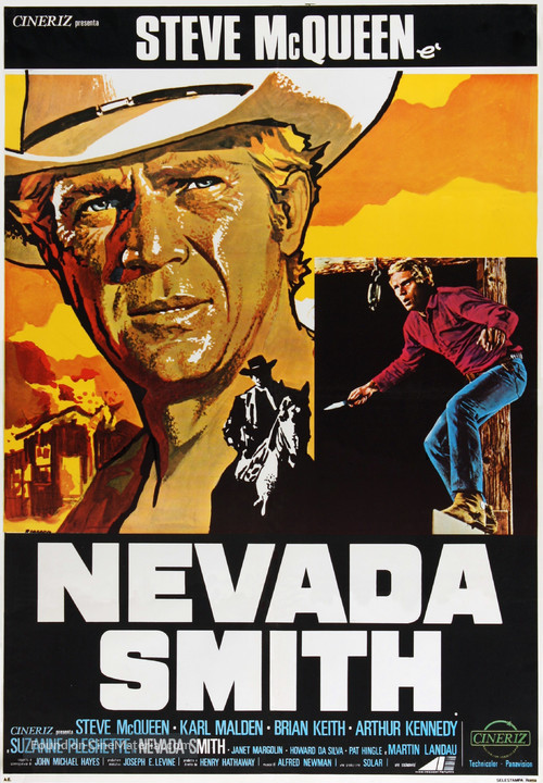 Nevada Smith - Italian Movie Poster